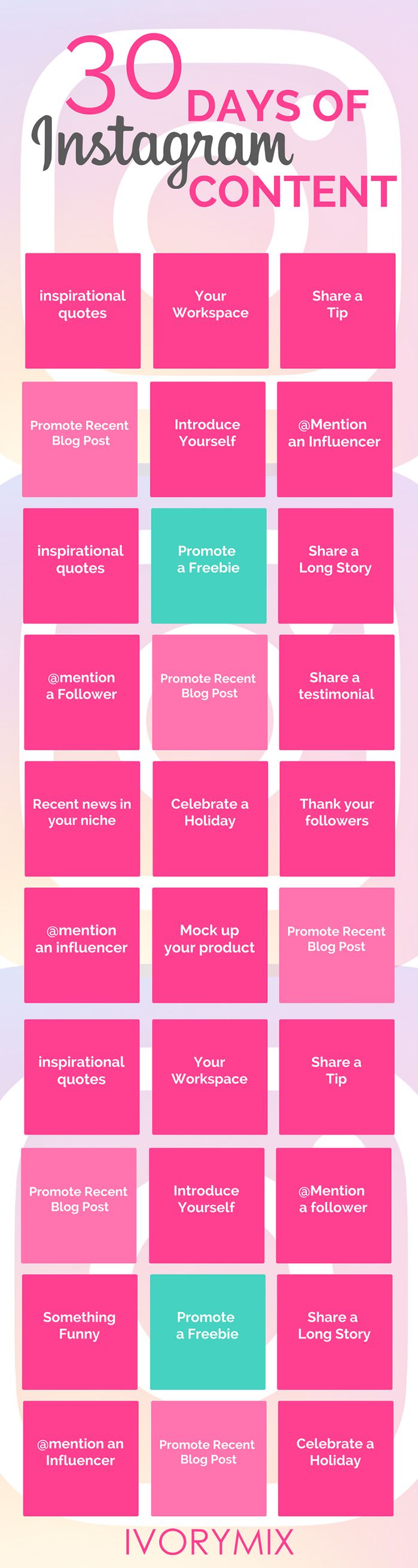 Not Sure What To Post On Instagram Here Is 30 Days Of Content Ideas 